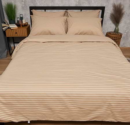 Комплект постельного белья Moon&Star Бязь Gold Люкс Sand Lines 160х220х2 нав. 2х50х70 (MS-820009761)