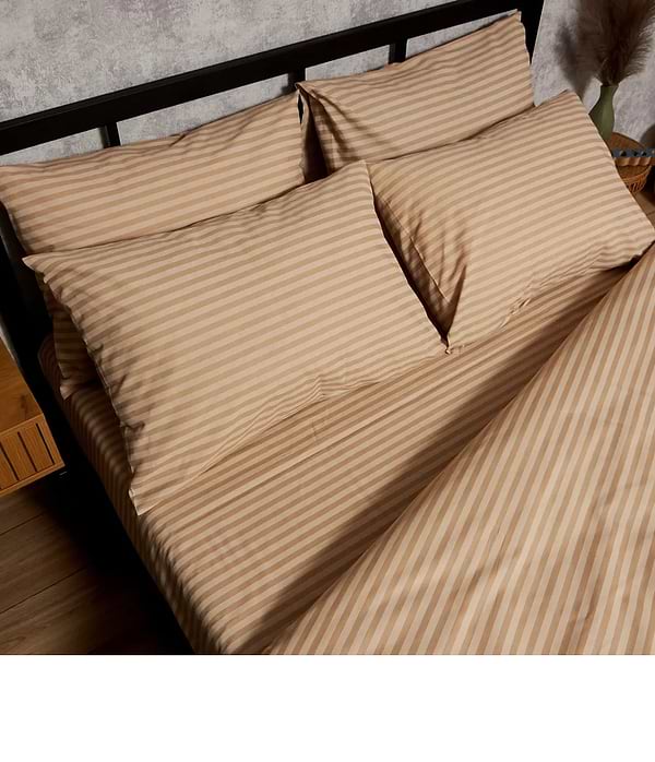 Фото - Комплект постельного белья Moon&Star Бязь Gold Люкс Sand Lines 160х220х2 нав. 2х50х70 (MS-820009761)