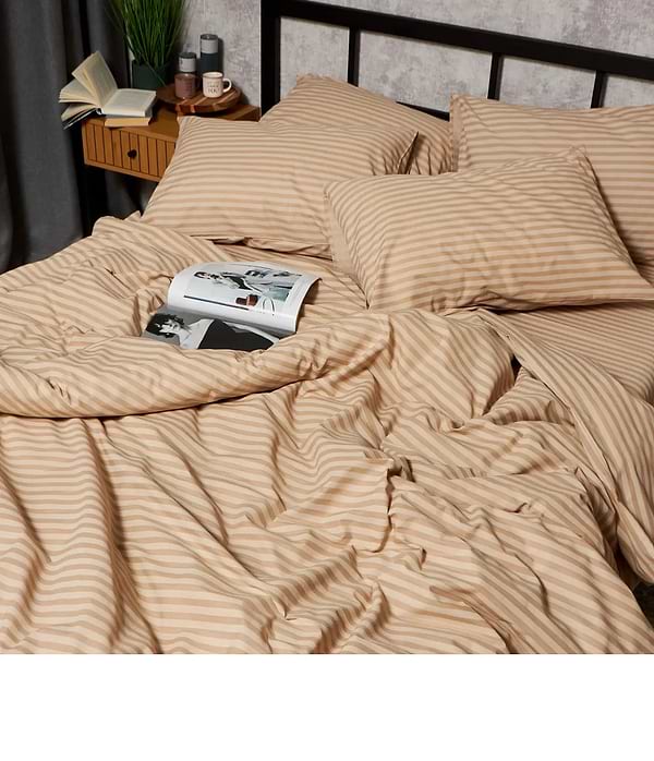 Фото - Комплект постільної білизни Moon&Star Бязь Gold Люкс Sand Lines 160х220х2 нав.2х40х60 (MS-820009760)