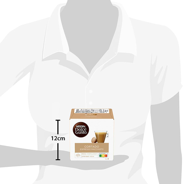 Фото - Кава у капсулах Nescafe DOLCE GUSTO Cortado Espresso Macchiato 16 шт. 100,8 г