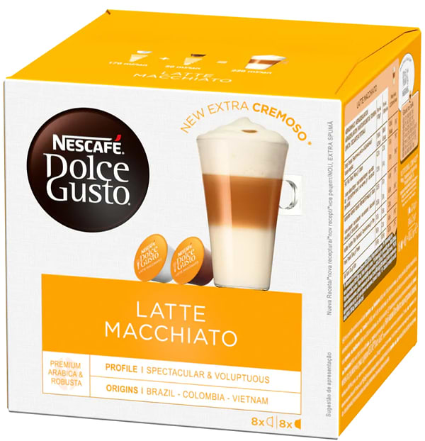 Фото - Кава у капсулах Nescafe DOLCE GUSTO Latte Macchiato 16 шт. 183,2г