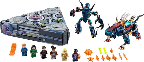 Фото - Уцінка - Конструктор LEGO Super Heroes Marvel Зліт Домо (76156)