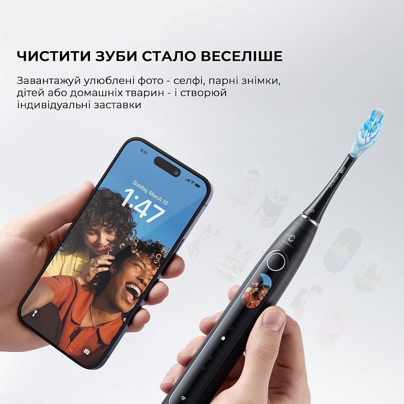 Фото - Зубна щітка електрична Oclean X Pro 20 Set Black (6970810556964)