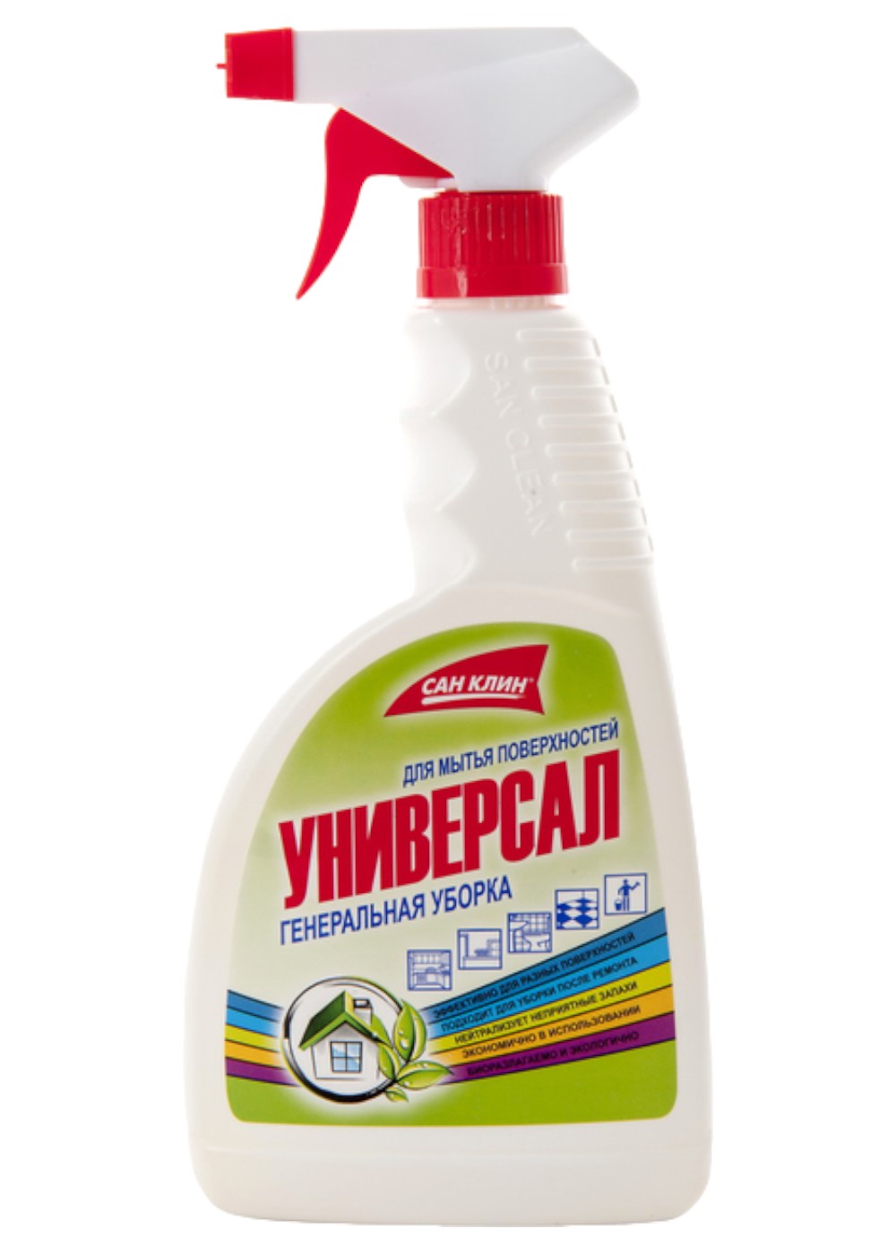Засіб для чищення кухонної техніки San Clean Яблуко 500 мл (4820003543030) - Фото 1