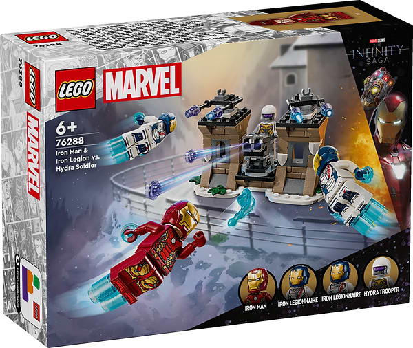 Фото - Конструктор LEGO Super Heroes Marvel Железный Человек и Железный легион против солдата Гидры (76288)