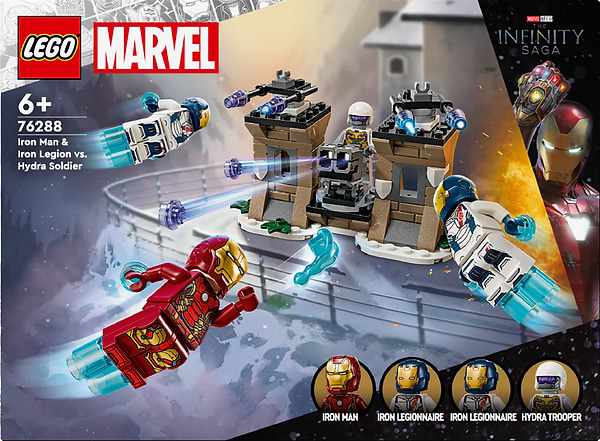 Фото - Конструктор LEGO Super Heroes Marvel Железный Человек и Железный легион против солдата Гидры (76288)