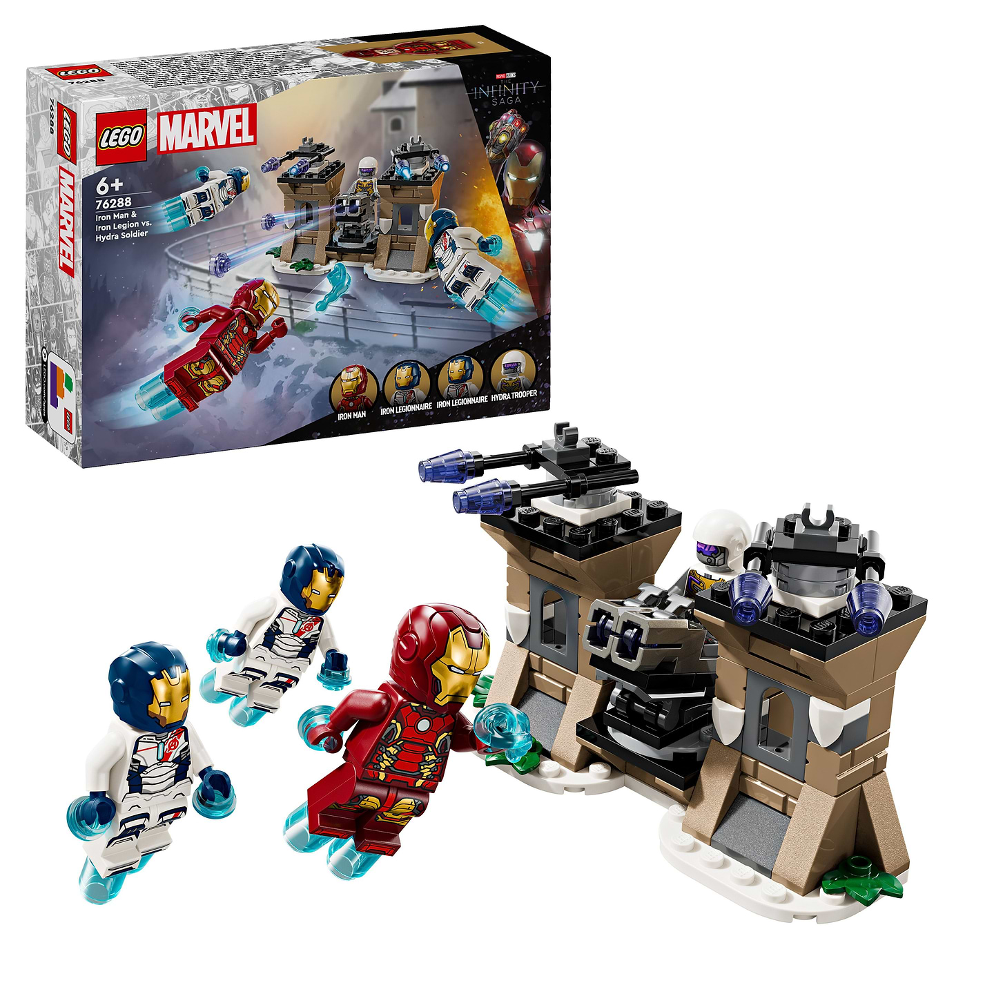 Конструктор LEGO Super Heroes Marvel Залізна Людина і Залізний легіон проти солдата Гідри (76288) - Фото 1