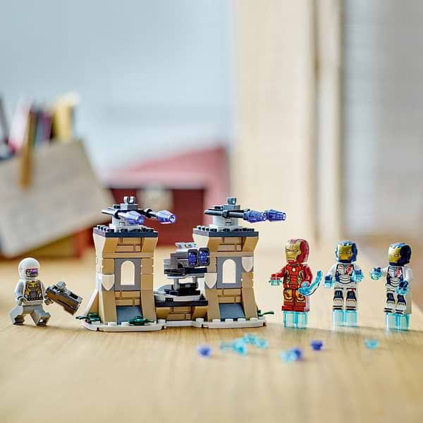 Фото - Конструктор LEGO Super Heroes Marvel Железный Человек и Железный легион против солдата Гидры (76288)