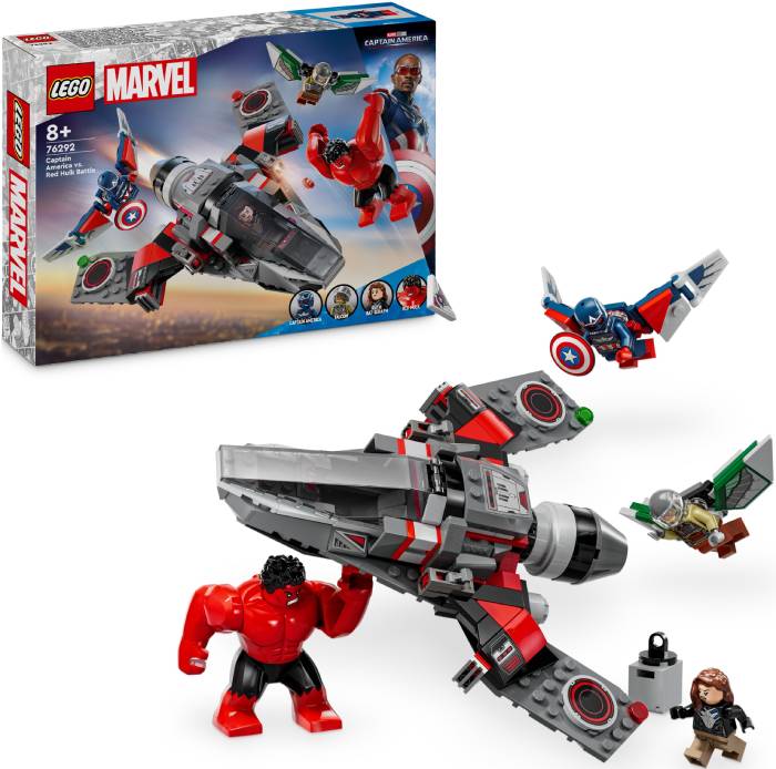 Конструктор LEGO Marvel Капітан Америка проти Червоного Халка (76292) - Фото 1