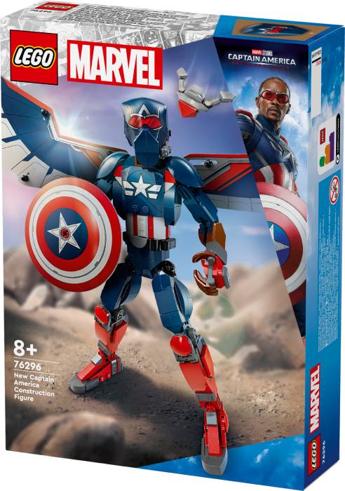 Фото - Конструктор LEGO Marvel Фігурка Нового Капітана Америка для складання (76296)