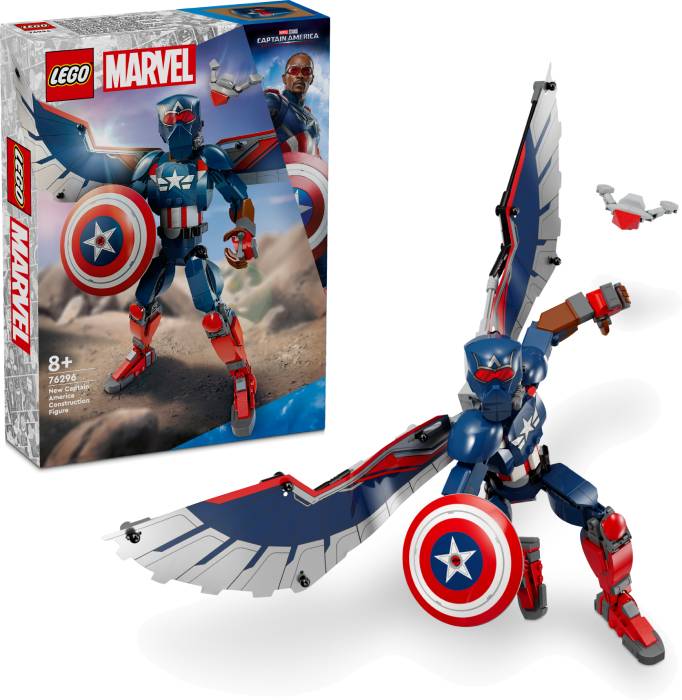 Конструктор LEGO Marvel Фигурка Нового Капитана Америка для сборки (76296) - Фото 1