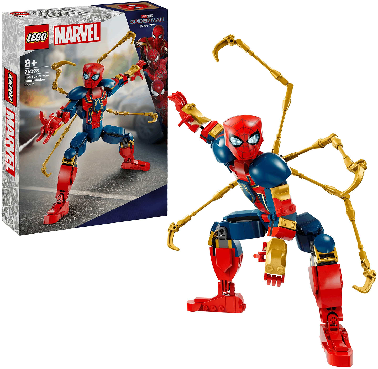 Конструктор LEGO Marvel Фигурка Железного Человека-Паука для сборки (76298) - Фото 1