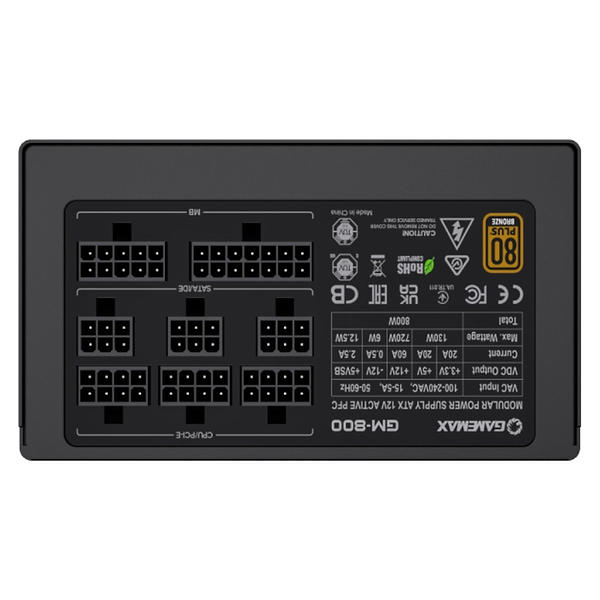 Фото - Блок питания для ПК Gamemax GM-800 Modular