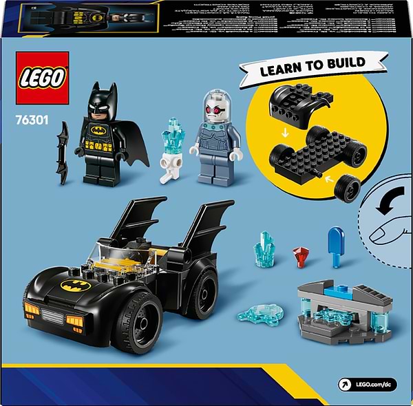 Фото - Конструктор LEGO DC Batman Бетмен і Бетмобіль проти містера Фріза (76301)