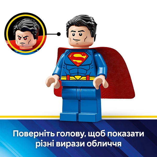 Фото - Конструктор LEGO DC Batman Супермен-робот против Лекса Лютора (76302)