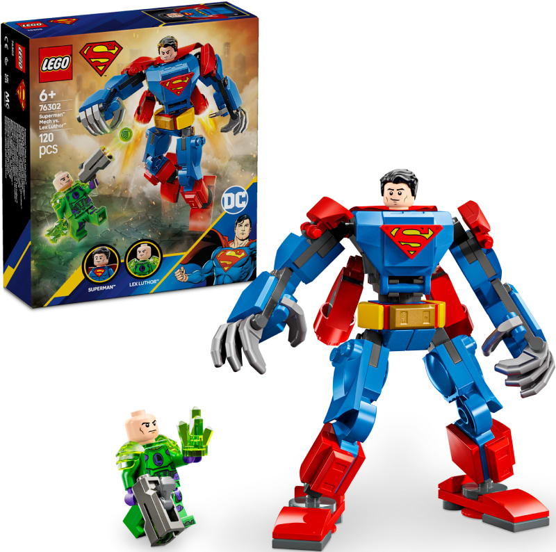 Конструктор LEGO DC Batman Супермен-робот проти Лекса Лютора (76302) - Фото 1