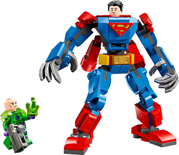 Фото - Конструктор LEGO DC Batman Супермен-робот против Лекса Лютора (76302)