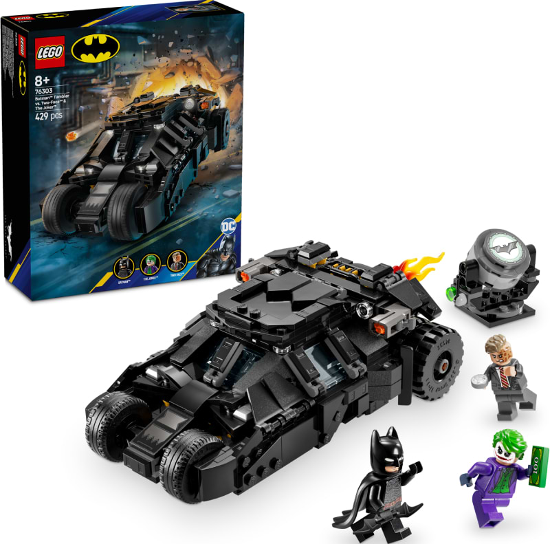 Конструктор LEGO DC Batman Бетмен Тумблер проти Дволикого і Джокера (76303) - Фото 1
