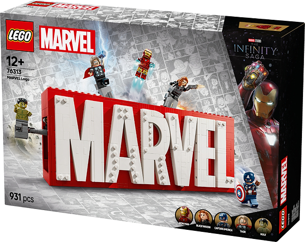 Фото - Конструктор LEGO Super Heroes Логотип і мініфігурки MARVEL (76313)