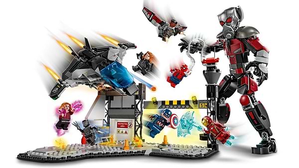 Фото - Конструктор LEGO Marvel Перший месник: Протистояння Пригодницька битва (76314)