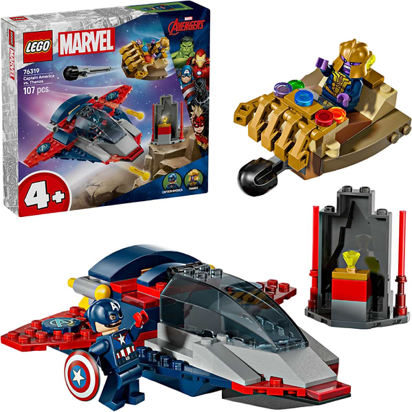 Фото - Конструктор LEGO  Super Heroes Marvel Капитан Америка против Таноса (76319)