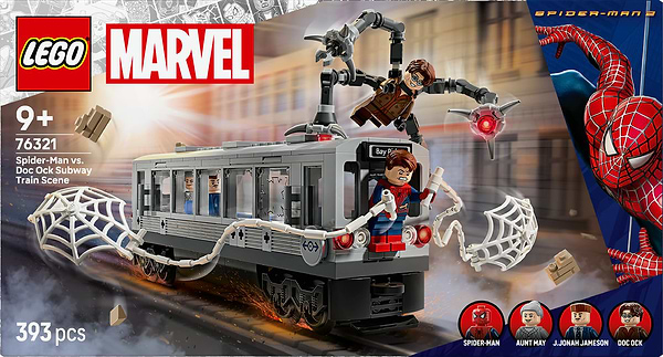 Фото - Конструктор LEGO  Super Heroes Marvel Человек-Паук против Дока Ока: Сцена в метро (76321)