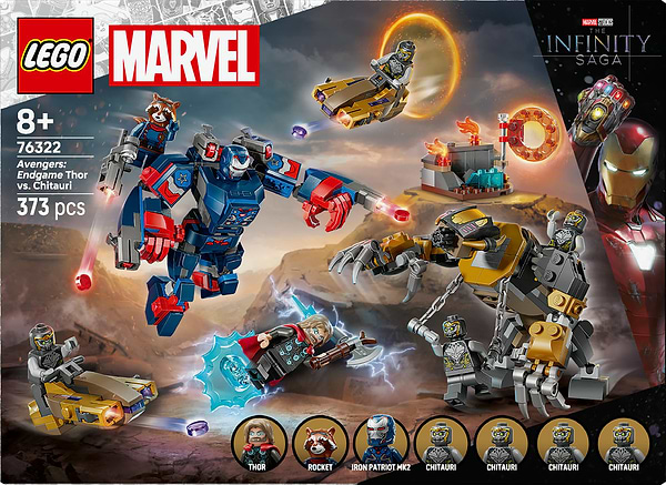 Фото - Конструктор LEGO  Super Heroes Marvel Мстители: Завершение Тор против Читаури (76322)