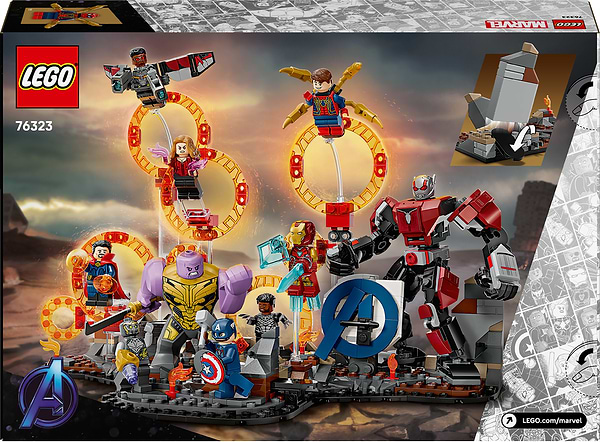 Фото - Конструктор LEGO Super Heroes Marvel Мстители: Финал. Решающая битва (76323)