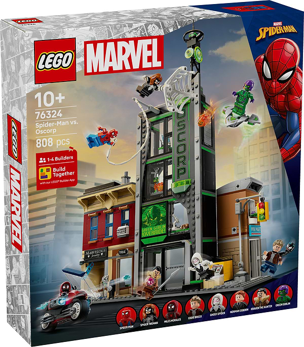 Фото - Конструктор LEGO  Super Heroes Marvel Человек-паук против Оскорпа (76324)