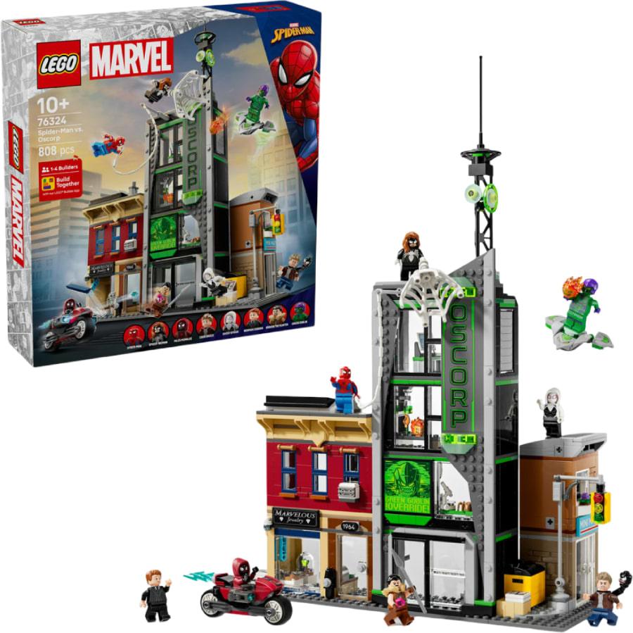 Конструктор LEGO  Super Heroes Marvel Людина-павук проти Оскорпа (76324) - Фото 1