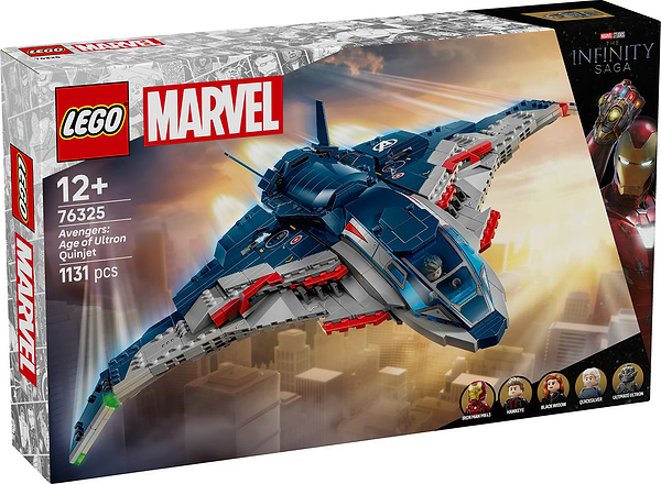 Фото - Конструктор LEGO  Super Heroes Marvel Месники: Ера Альтрона Квінджет (76325)