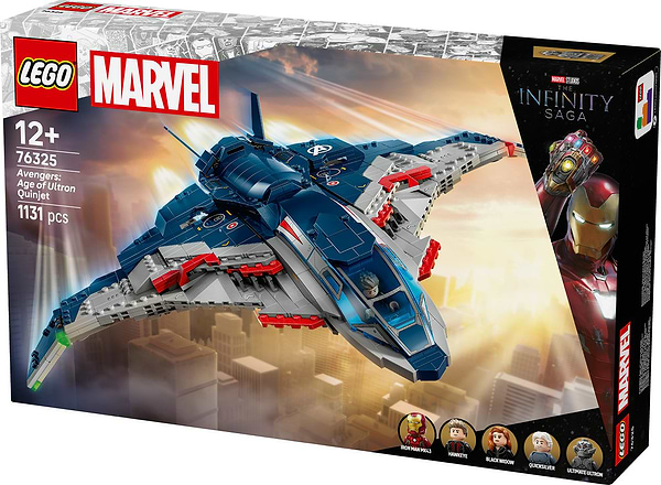 Фото - Конструктор LEGO  Super Heroes Marvel Месники: Ера Альтрона Квінджет (76325)