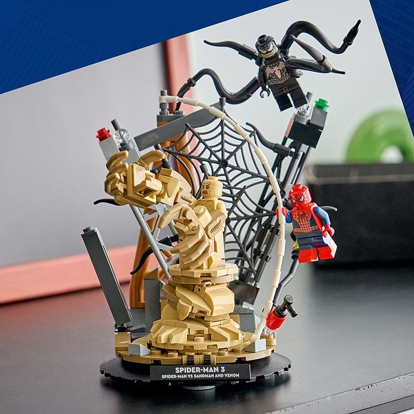 Фото - Конструктор LEGO  Super Heroes Marvel Легендарна битва: Людина-павук vs. Піщана людина (76334)