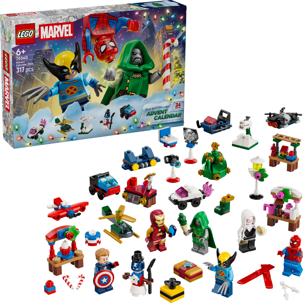 Конструктор LEGO Super Heroes Адвент-календарь 2026 (76340)