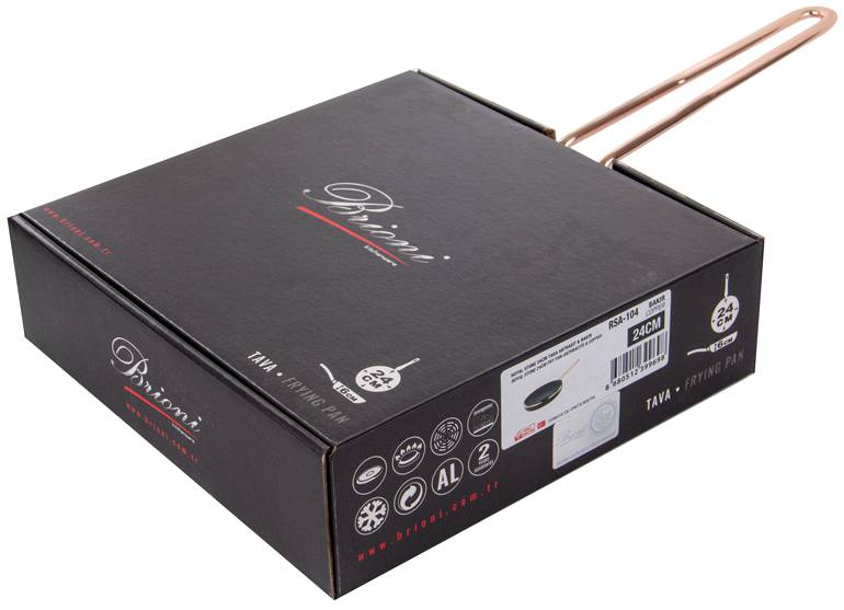 Фото - Сковорода универсальная Brioni Antrasite copper 24x7 см (764-001)