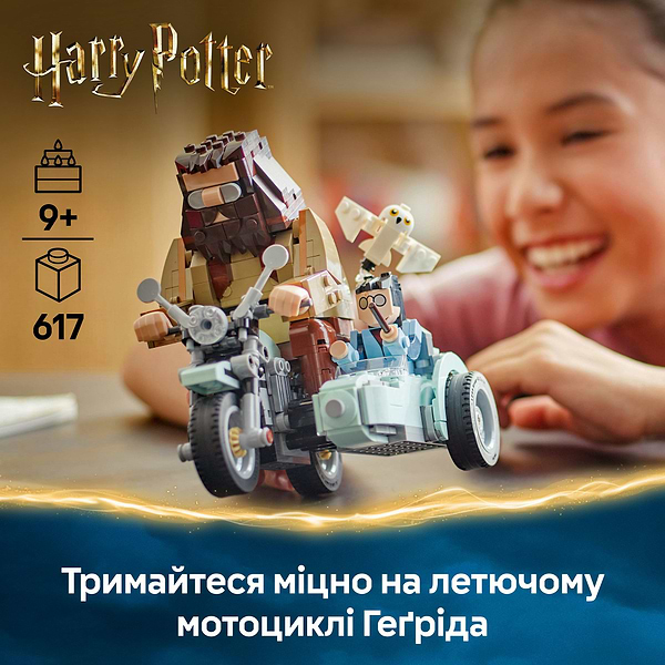 Фото - Конструктор LEGO Harry Potter Поездка Хагрида и Гарри на мотоцикле (76443)