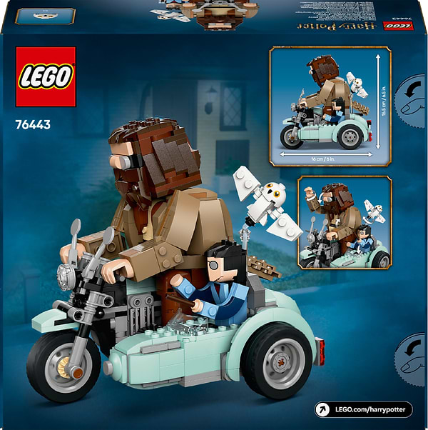 Фото - Конструктор LEGO Harry Potter Поездка Хагрида и Гарри на мотоцикле (76443)