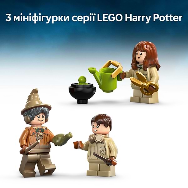 Фото - Конструктор LEGO Harry Potter Замок Хогвартс: урок гербологии (76445)