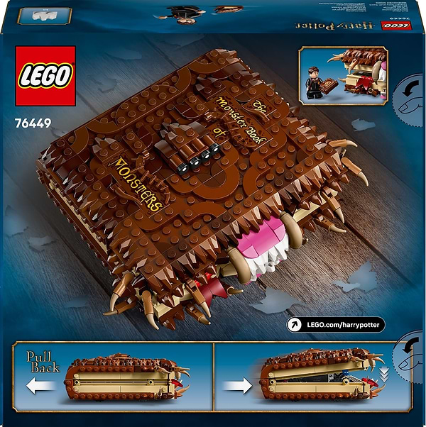 Фото - Конструктор LEGO Harry Potter Куслива Жахлива книга жахіть (76449)
