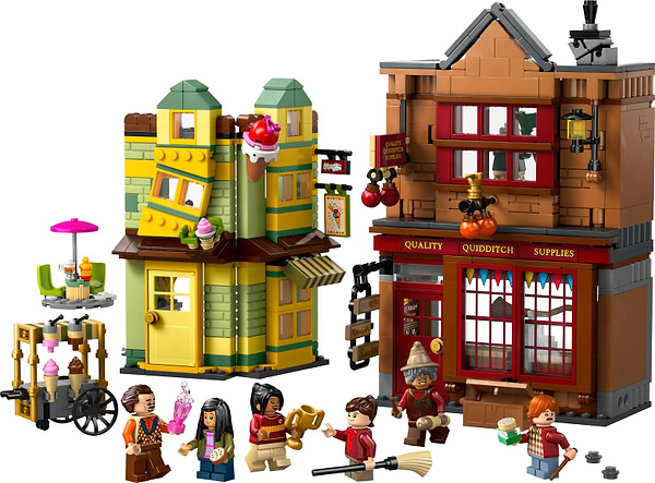 Фото - Конструктор LEGO Harry Potter Якісні товари для квідичу і кафе з морозивом (76452)
