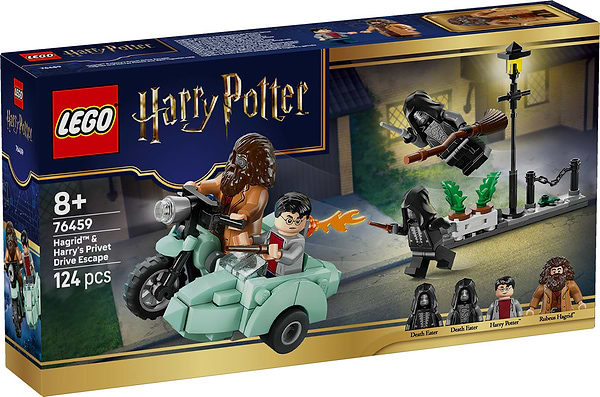 Фото - Конструктор LEGO  Harry Potter TM Геґрід і Гаррі: Втеча з Тисової вулиці (76459)