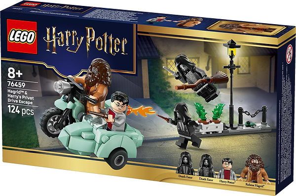 Фото - Конструктор LEGO  Harry Potter TM Геґрід і Гаррі: Втеча з Тисової вулиці (76459)