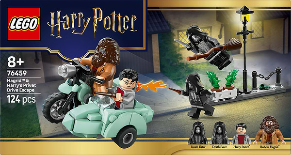 Фото - Конструктор LEGO  Harry Potter TM Геґрід і Гаррі: Втеча з Тисової вулиці (76459)