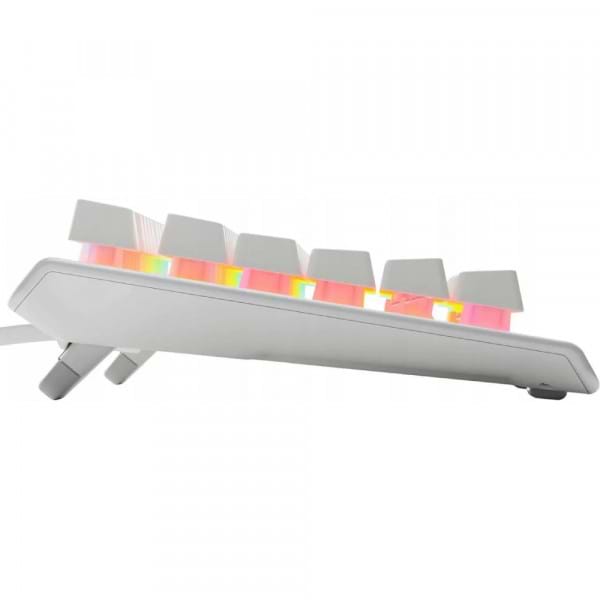 Фото - Клавіатура дротова ігрова SteelSeries Apex 3 TKL UA White (64819)