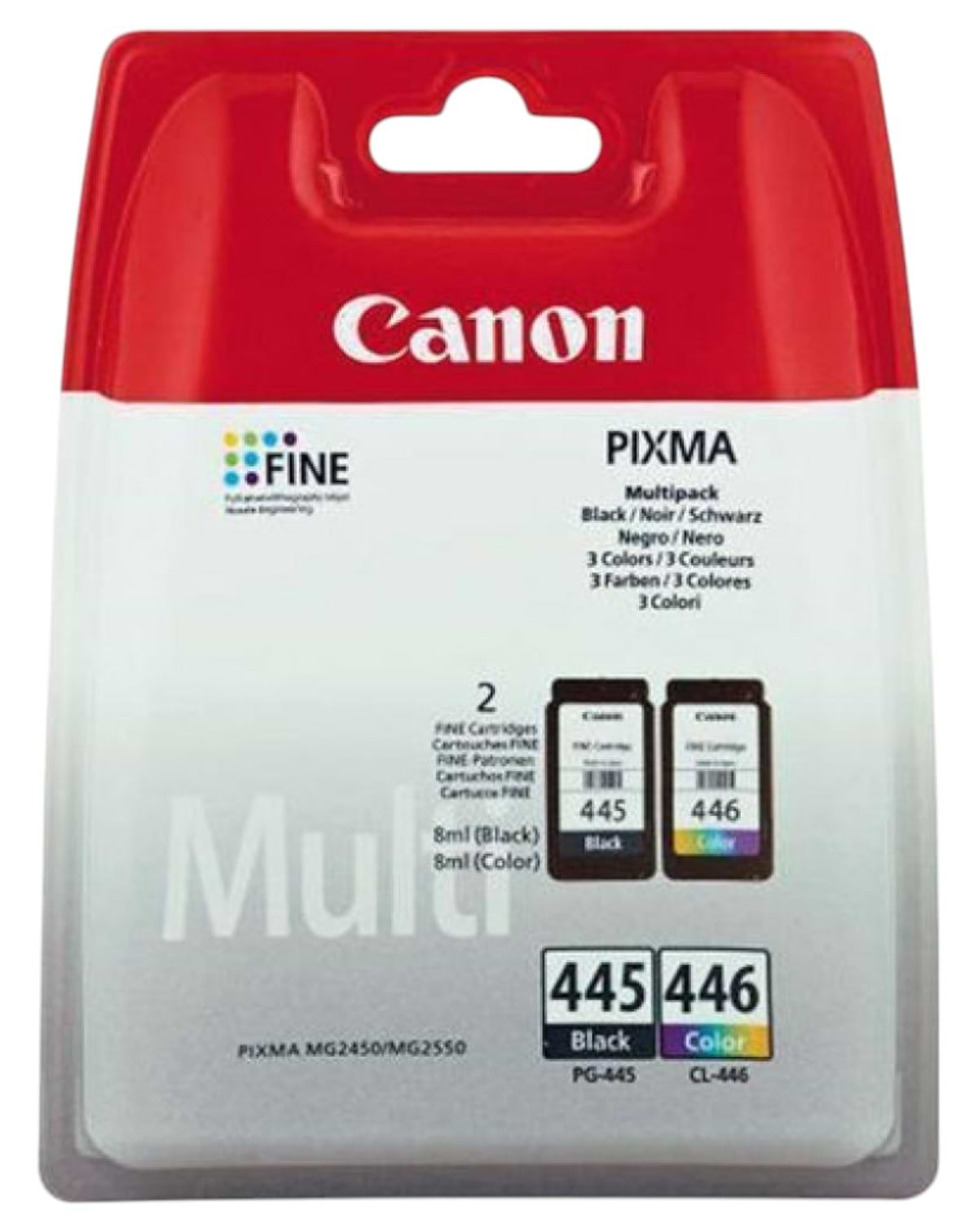 Картридж для струйных принтеров/МФУ Canon PG-445+CL-446 MultiPack (8283B008AA) - Фото 1