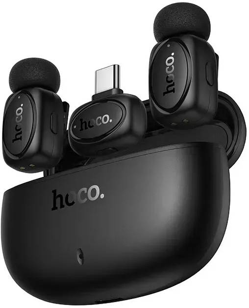 Фото - Микрофон для смартфона HOCO L19 Black (6942007655477)