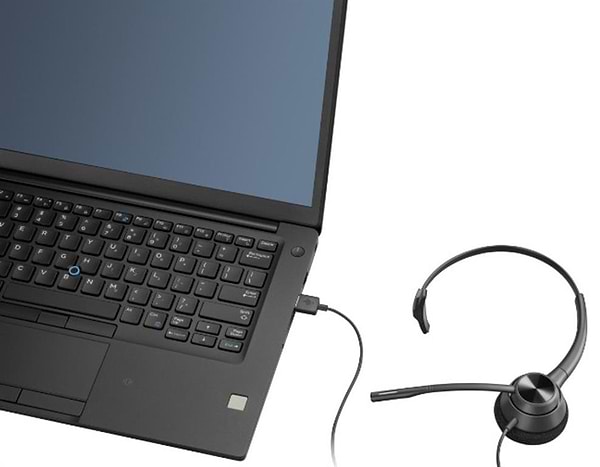 Фото - Гарнітура дротова Poly On-ear EncorePro 310, USB-A Black (767G1AA)