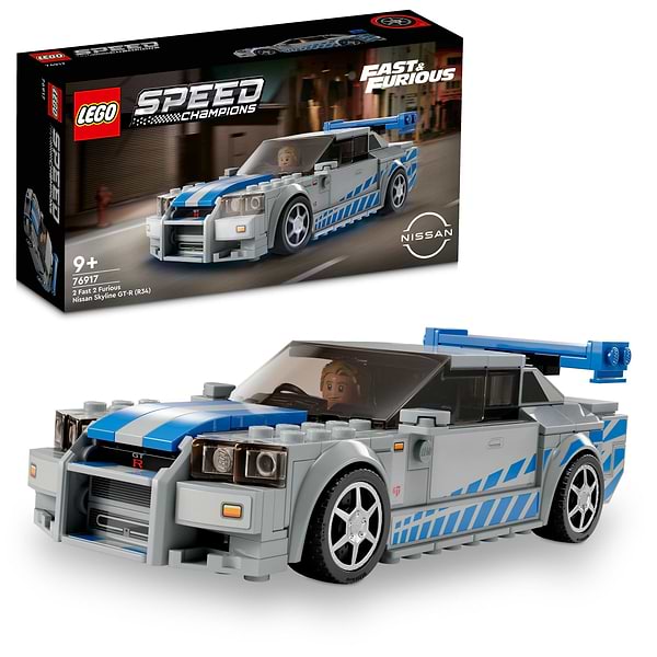 Фото - Конструктор LEGO Speed Champions «Подвійний форсаж» Nissan Skyline GT-R (R34) (76917)