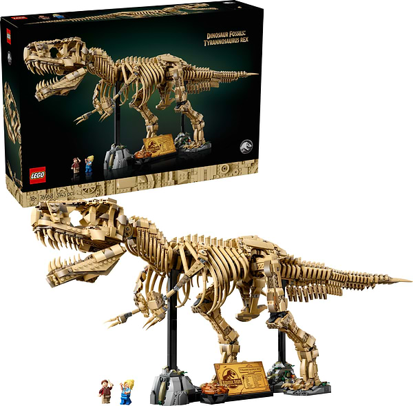 Фото - Конструктор LEGO Jurassic World Окаменелости динозавров: тираннозавр (76968)