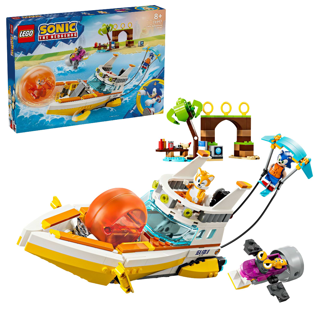 Конструктор LEGO Sonic the Hedgehog™ Човен із «Пригод Тейлза» (76997) - Фото 1